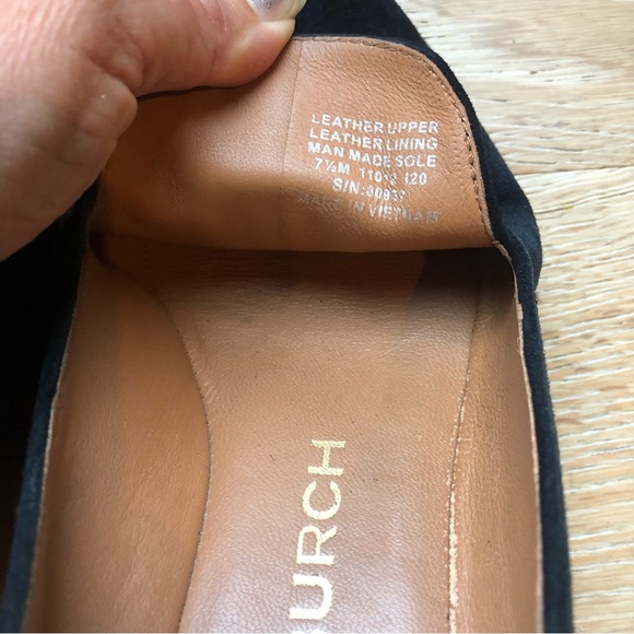 Tory Burch black suede loafers/slippers size 7.5 - Picture 2 of 6